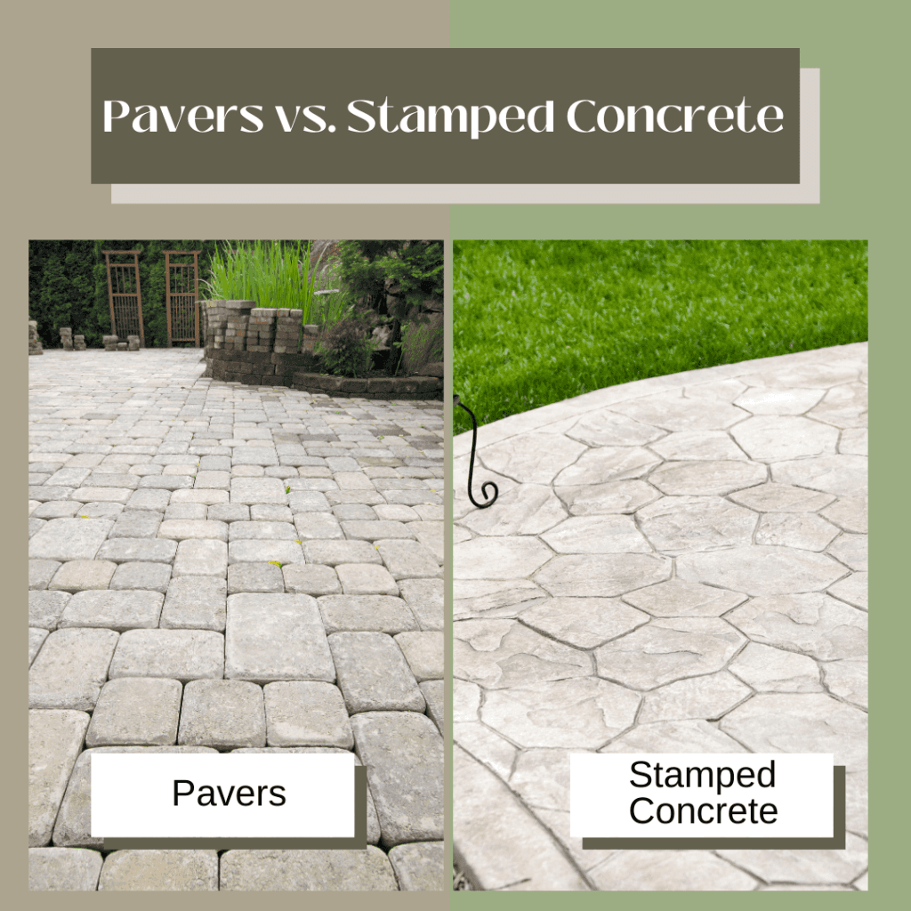 Stamped Concrete vs. Pavers: Which is Best for Your Patio?